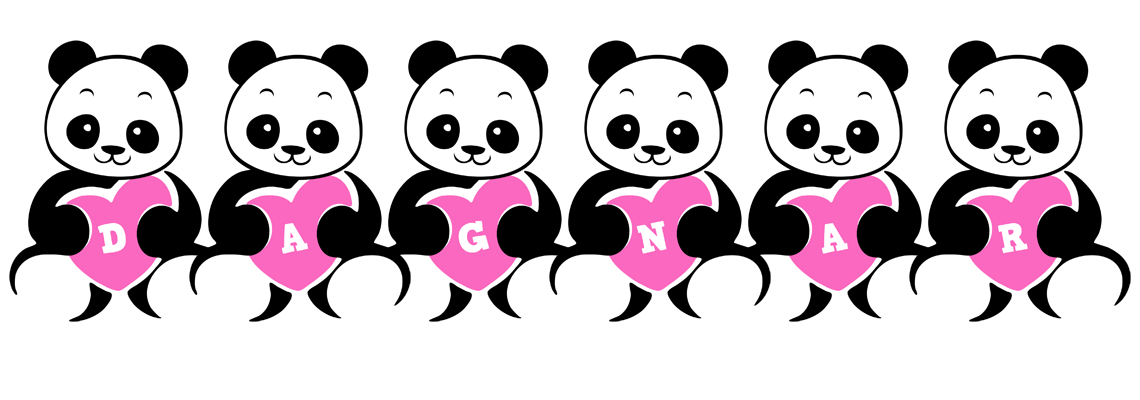 Dagnar love-panda logo