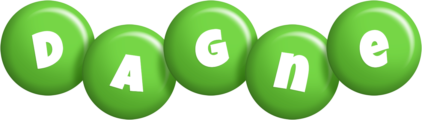 Dagne candy-green logo