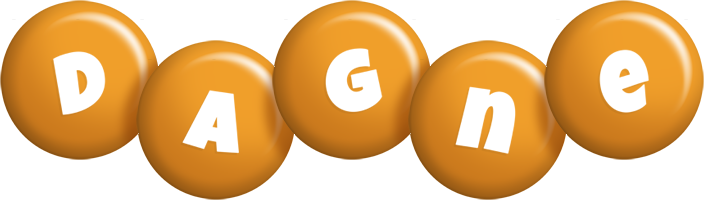 Dagne candy-orange logo