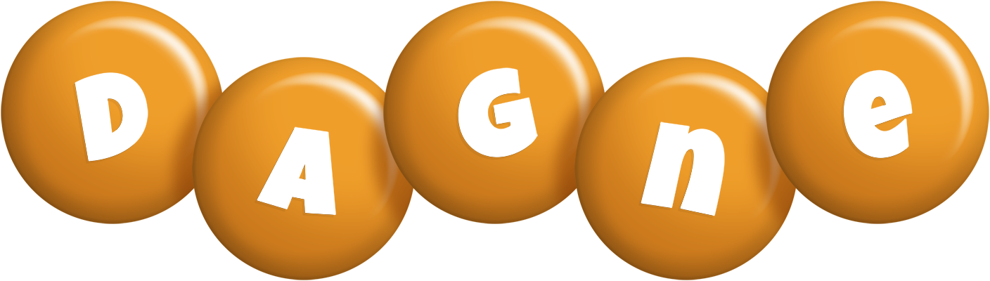 Dagne candy-orange logo