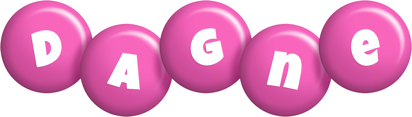 Dagne candy-pink logo