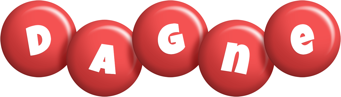 Dagne candy-red logo