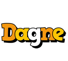 Dagne cartoon logo