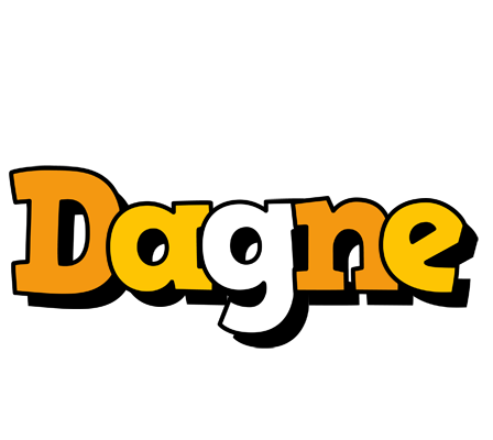 Dagne cartoon logo