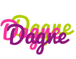 Dagne flowers logo