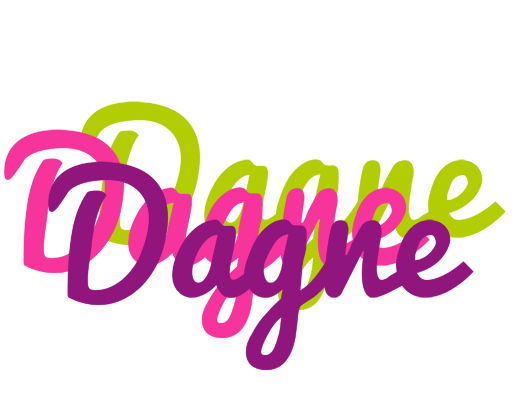 Dagne flowers logo