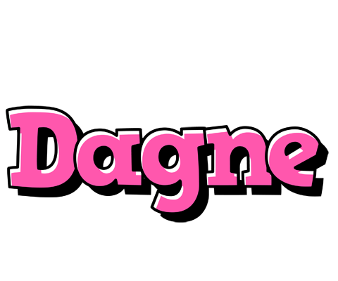 Dagne girlish logo