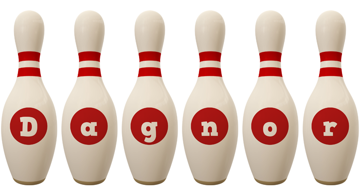 Dagnor bowling-pin logo