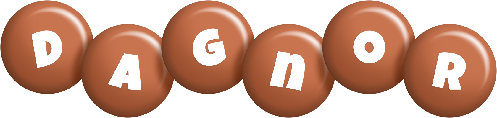 Dagnor candy-brown logo