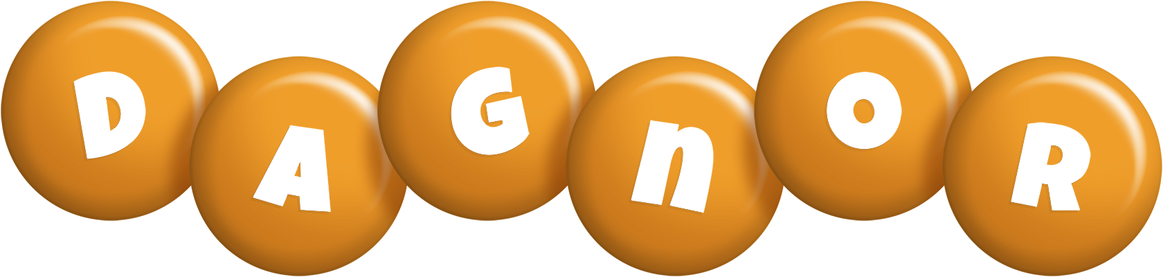 Dagnor candy-orange logo