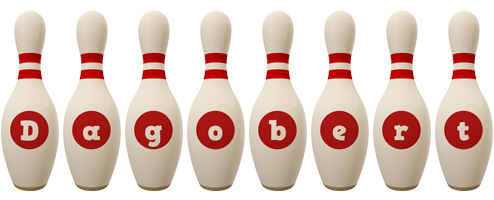 Dagobert bowling-pin logo