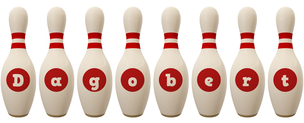 Dagobert bowling-pin logo