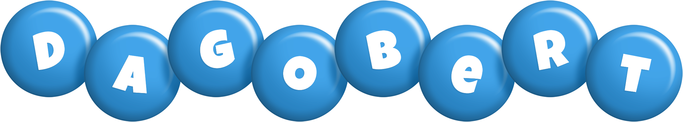 Dagobert candy-blue logo