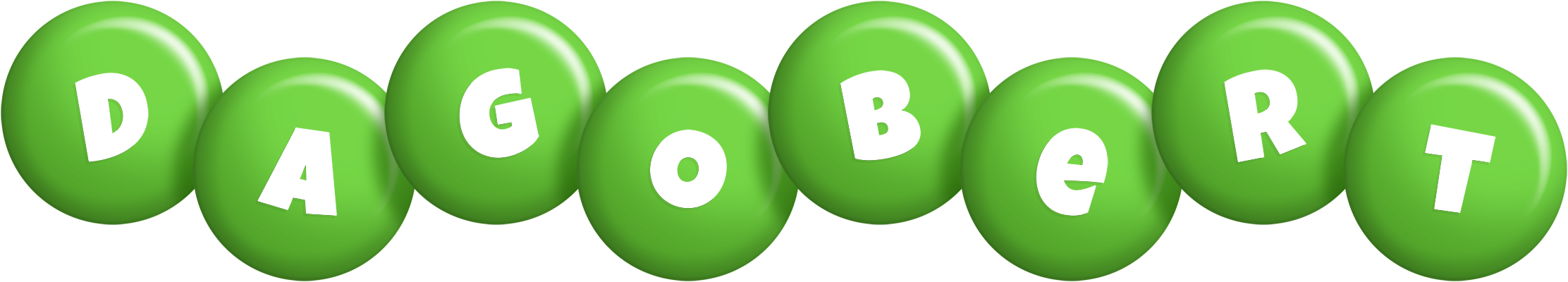 Dagobert candy-green logo