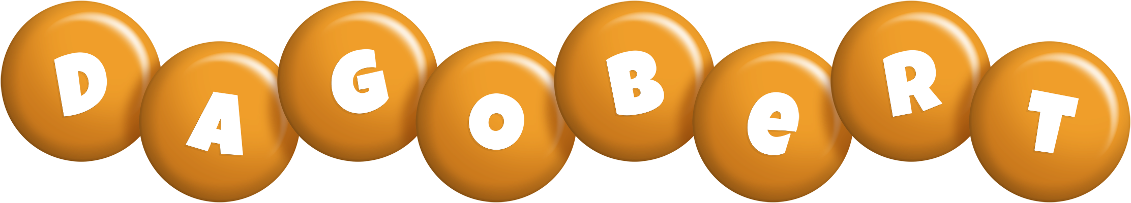 Dagobert candy-orange logo