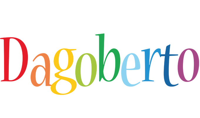 Dagoberto birthday logo