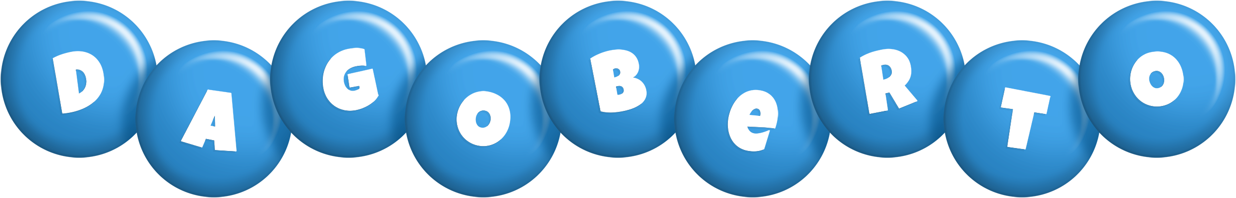 Dagoberto candy-blue logo