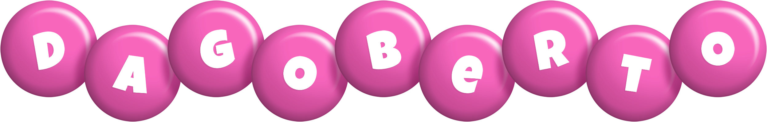 Dagoberto candy-pink logo