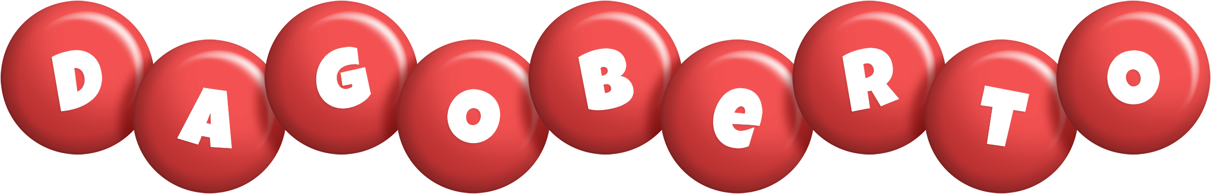 Dagoberto candy-red logo