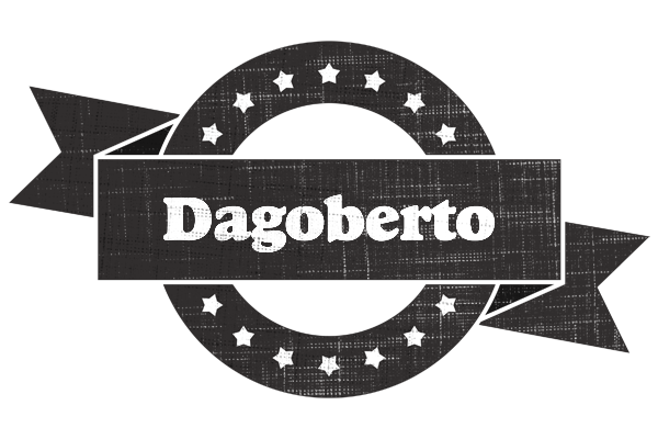 Dagoberto grunge logo