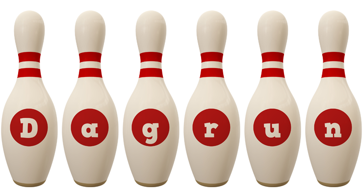 Dagrun bowling-pin logo