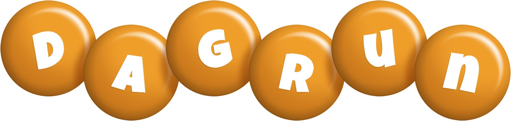 Dagrun candy-orange logo