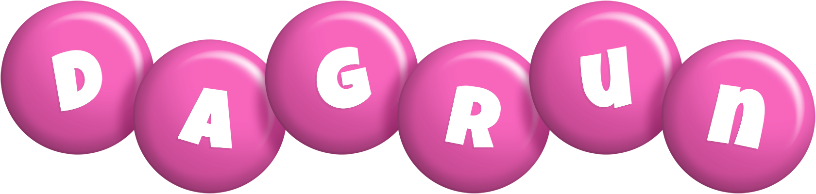 Dagrun candy-pink logo