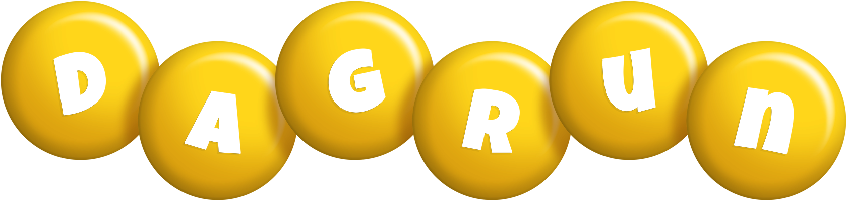 Dagrun candy-yellow logo