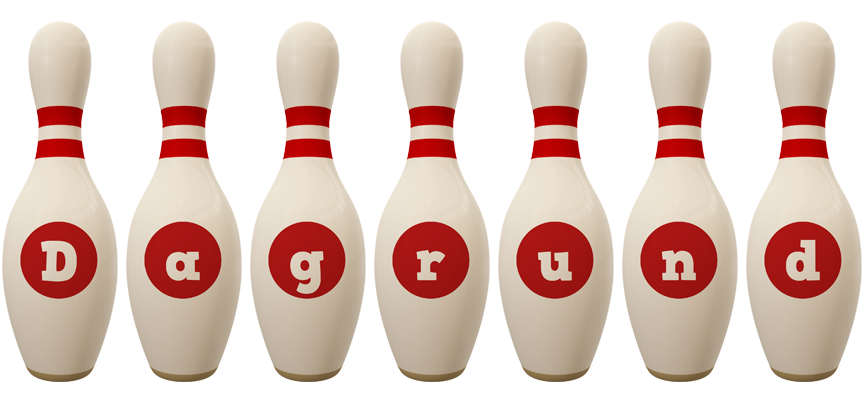Dagrund bowling-pin logo