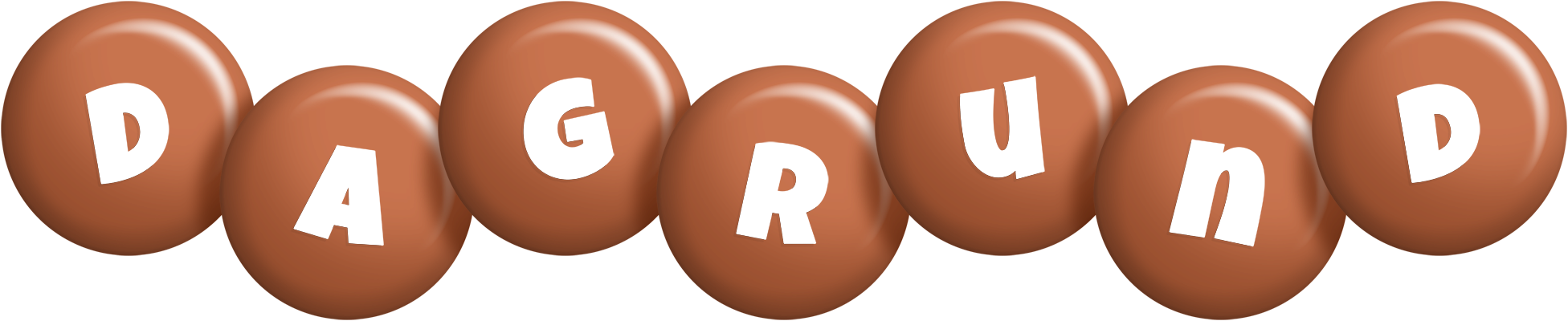 Dagrund candy-brown logo