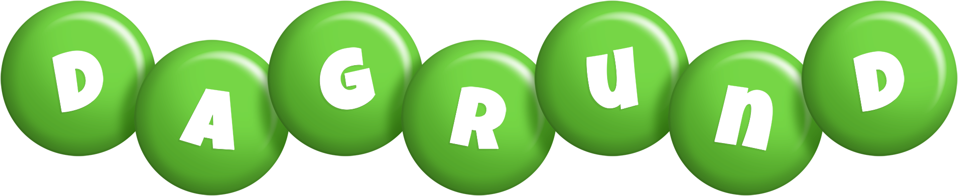 Dagrund candy-green logo