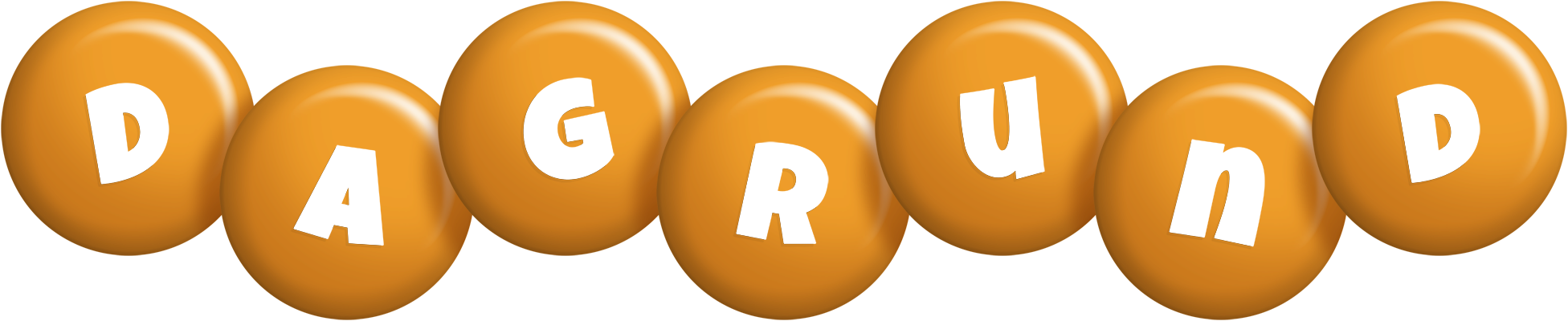 Dagrund candy-orange logo