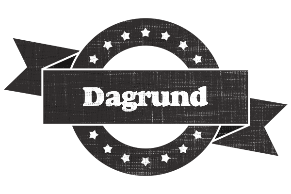 Dagrund grunge logo