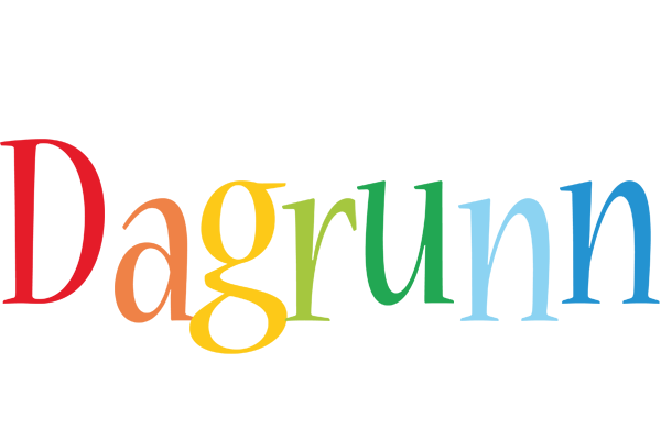 Dagrunn birthday logo