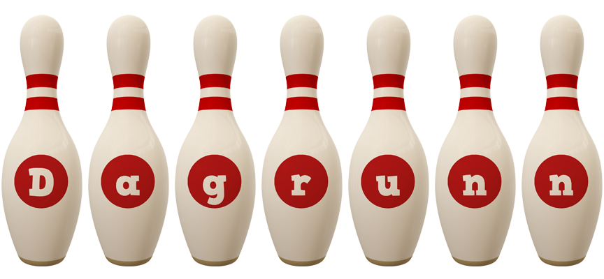 Dagrunn bowling-pin logo