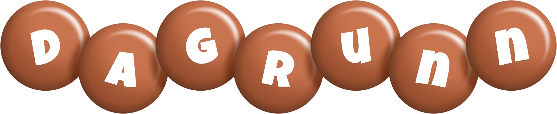 Dagrunn candy-brown logo