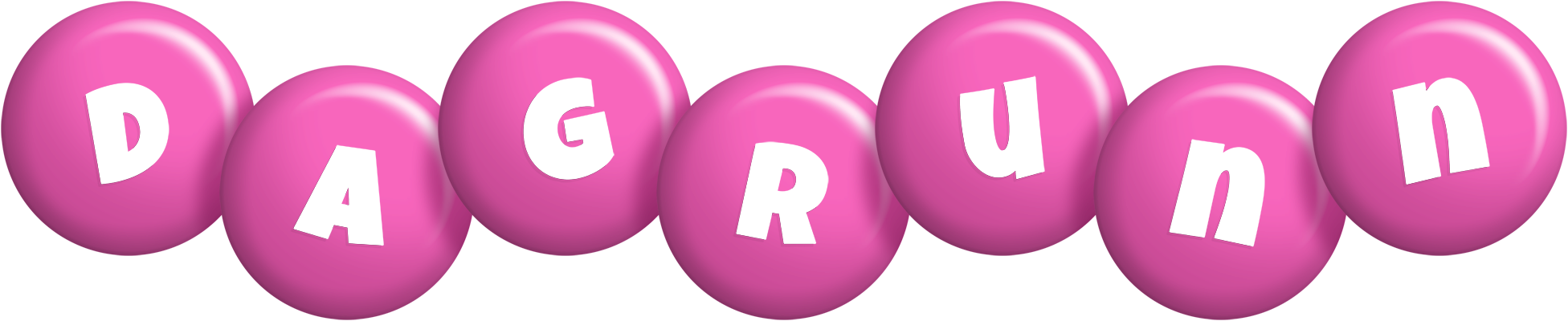 Dagrunn candy-pink logo