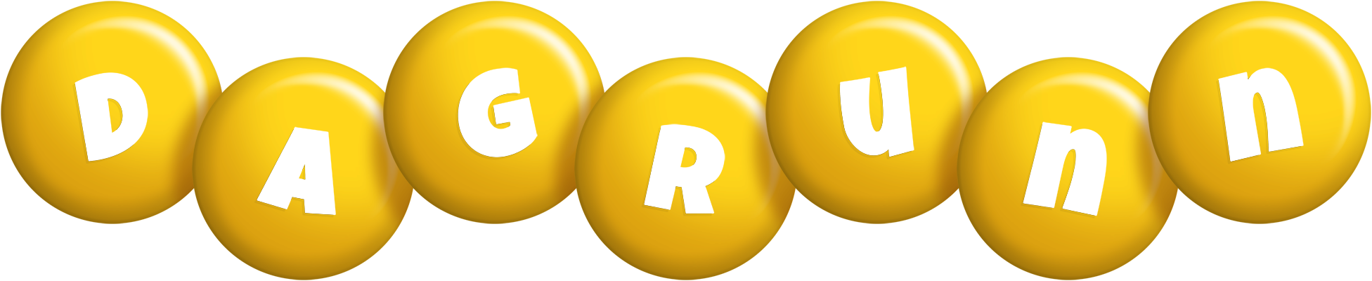 Dagrunn candy-yellow logo
