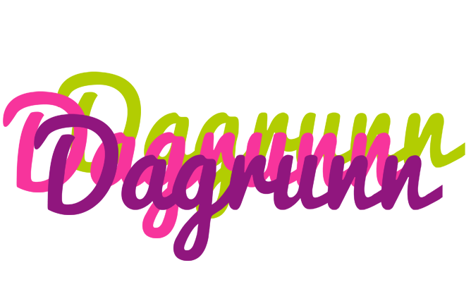Dagrunn flowers logo