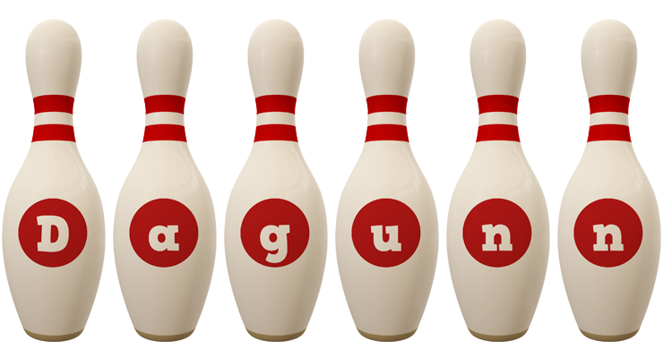 Dagunn bowling-pin logo