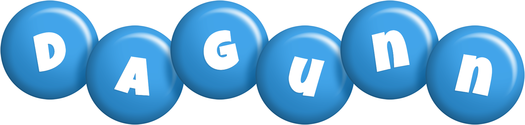 Dagunn candy-blue logo