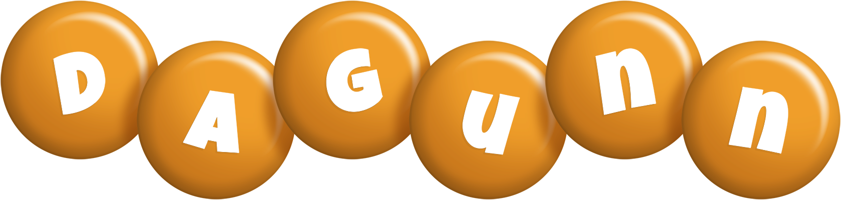 Dagunn candy-orange logo