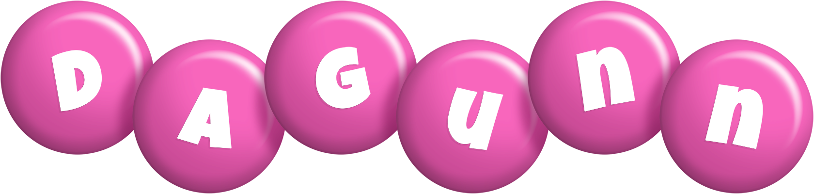 Dagunn candy-pink logo