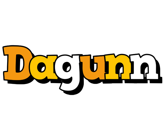 Dagunn cartoon logo