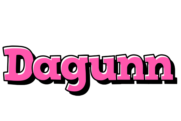 Dagunn girlish logo