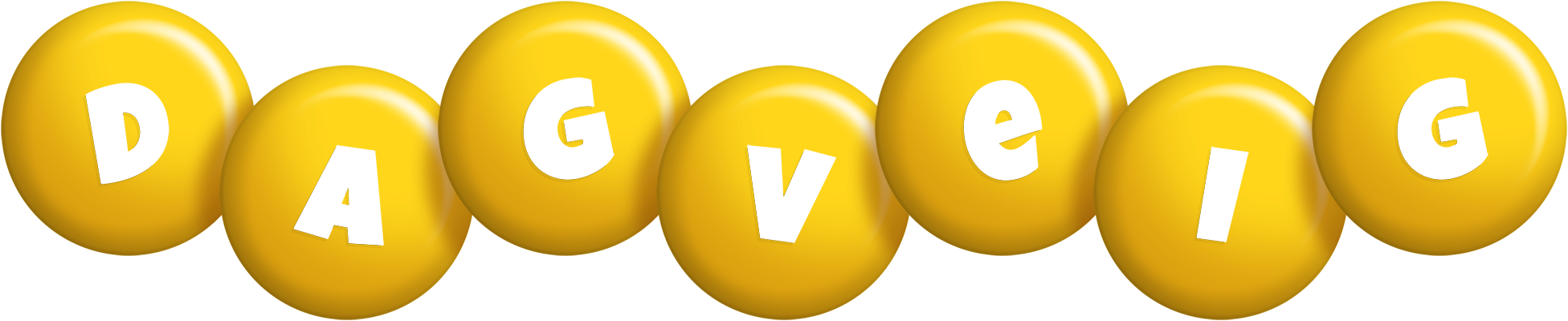 Dagveig candy-yellow logo