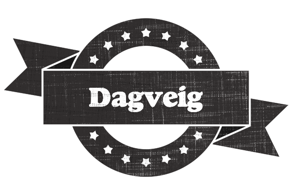 Dagveig grunge logo