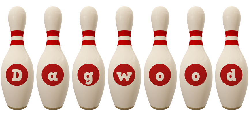 Dagwood bowling-pin logo