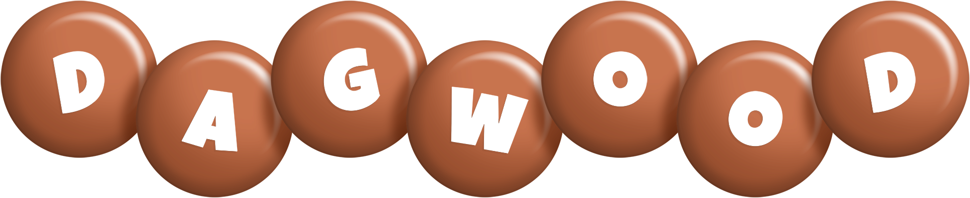 Dagwood candy-brown logo