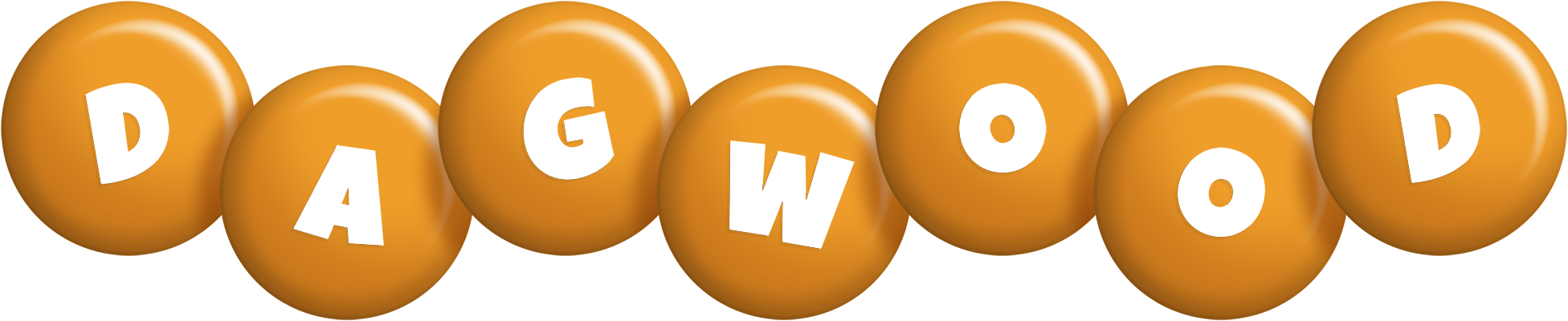 Dagwood candy-orange logo